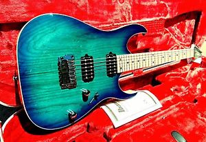 IBANEZ RG652AHMFX Nebula Green Burst  RG Prestige Guitar W/DiMarzio PU'S & Case