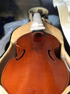 Bass viol or viola da gamba by Lu-Mi after Richard Meares, new with hard case