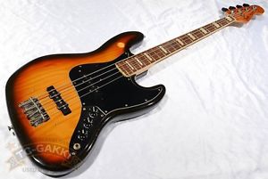 Fender 1978-1980 Jazz Bass 3Tone Sunburst Electric Bass Guitar Free shipping