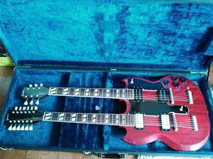 Greco SG Type Double Neck Red E-Guitar Free Shipping