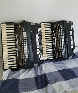 2 accordion exselsior symphony /4/6/ hand made reeds made in usa