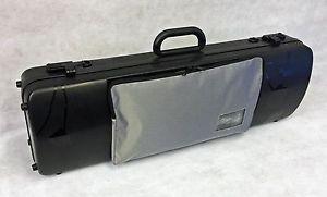 BAM 2011 Flowers Black Hightech Geigenetui, Geigenkoffer mit Notentasche