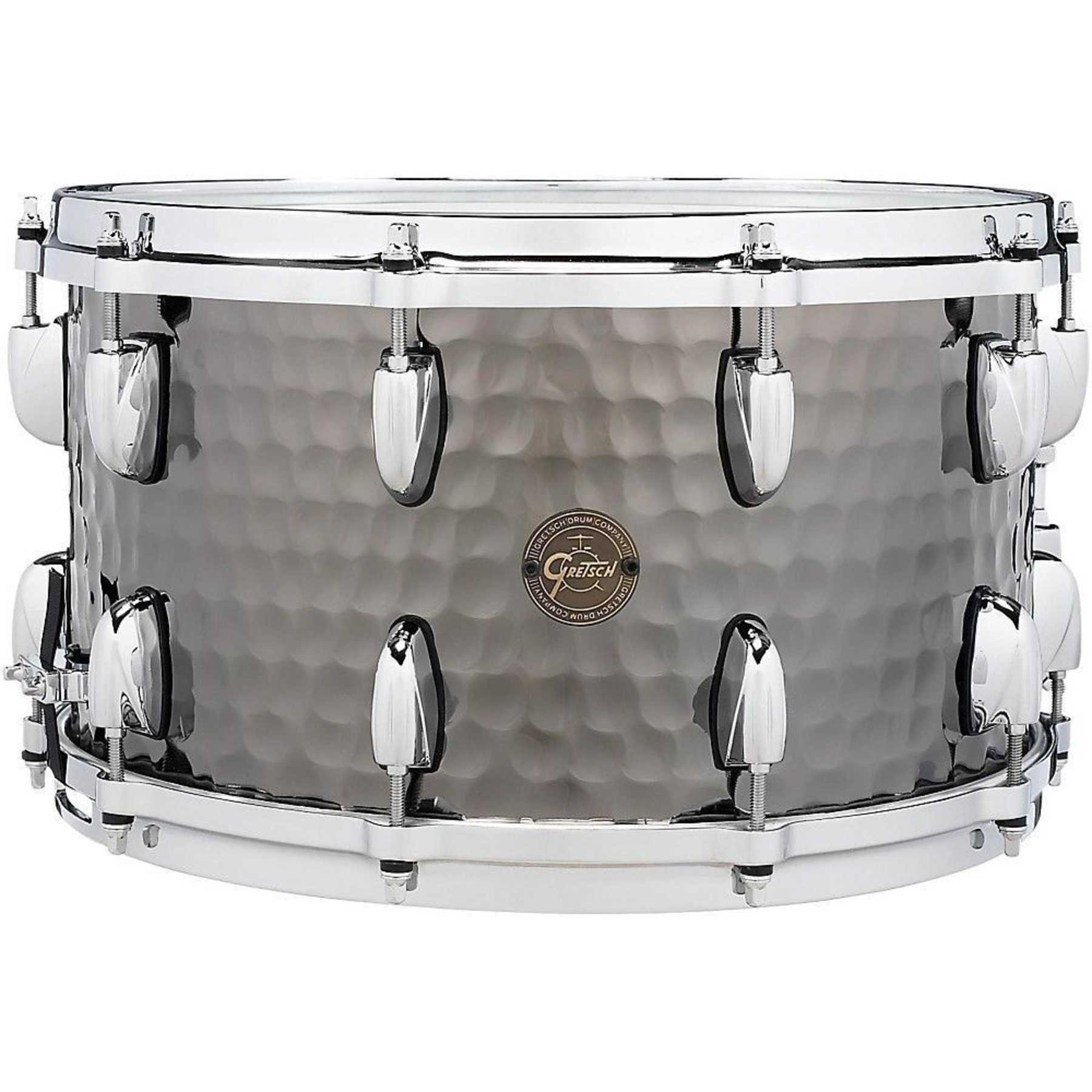 GRETSCH Hammered Black Steel 14''x8'' - S1-0814-BSH