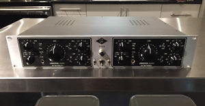 Universal Audio (UA) 2-610 Dual Channel Silverface Tube Microphone Preamplifier