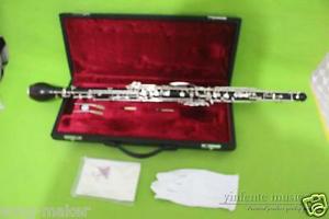 New oboe C key ebony Wood Body Full automatic System Silver Plated Professional