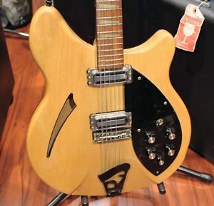 Rickenbacker 360 12 String 1986-87 Semi-Hollow Mapleglow  w Rick O Sound & HSC