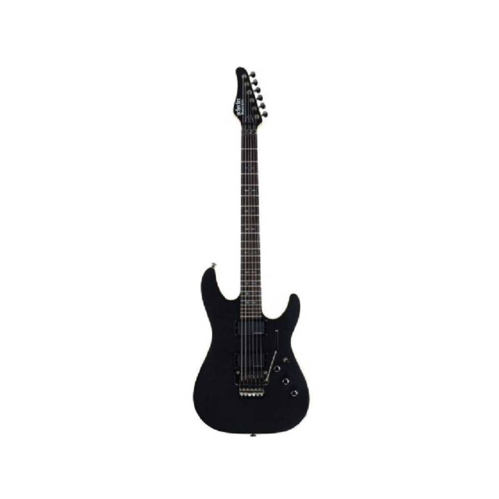 SCHECTER SUNSET CUSTOM FLOYD ROSE SATIN BLACK