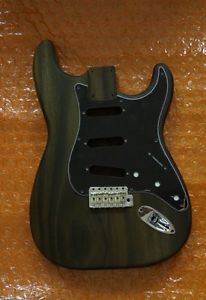 Rosewood Guitar Body /  Screw Holes for American Stratocaster Bridge