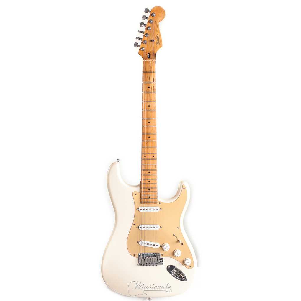 Fender Stratocaster Pearl White MN Assemblata