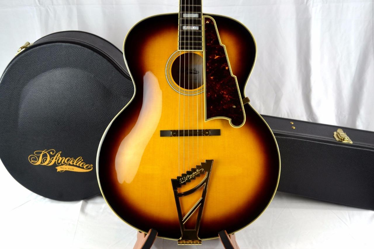 D'ANGELICO EX63 ACOUSTIC ELECTRIC WITH HARD SHELL CASE,Int'l Buyers Welcome