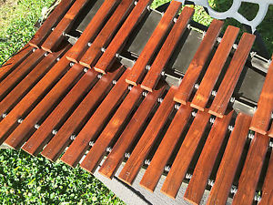 Vintage Leedy Rosewood Tabletop Xylophone Pit Marimba 2.5 Octave Degan Musser
