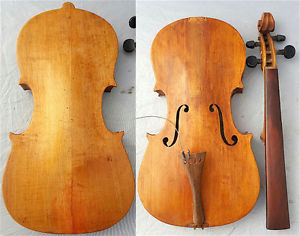 FINE 4/4 ORIG.1925y ANTIQUE Josef Bursik VIOLIN for restaur. 小提琴 СКРИПКА GEIGE