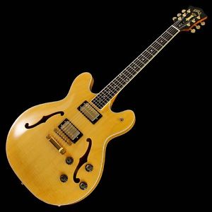 Free Shipping Used GUILD Starfire IV '91 Blond Electric Guitar