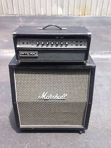 Vintage Ampeg V2 Head Tube And Awesome! 1970's
