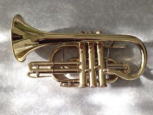 Besson Sovereign Cornet    923     Round Stamp - Lacquered With Case