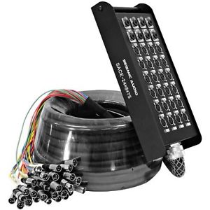 Seismic Audio - SACE-24x8x75 - 24 Channel XLR Sends and 8 Channel XLR Returns on