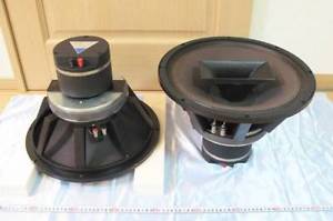 TAD TD-2001 TD2001 15 inch Woofer 2 Pair Set for Speaker Sound Working Rare