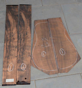 Brazilian Rosewood (Dalbergia nigra) backs and sides for accoustic guitar