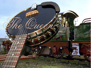 5string Banjo  "The Queen" (GWR)- Unikat mit top Klang  3Fische Werkstatt