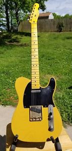 Fender Telecaster type 1952 Relic TV Yellow Musikraft ***LOADED NITRO BODY***