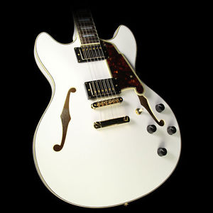 D'Angelico EX-DCSP Electric Guitar w/ Rosewood Fretboard White