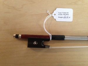 Violin Bow Arcos Brasil Nickel Mount Made in Brazil Phil Salazar Hand Selected