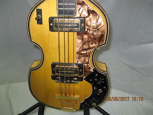 hofner g500/1 bass guitar sn 604 vintage bass guitar with case sold in 1973