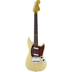 SQUIER BY FENDER VINTAGE MODIFIED MUSTANG RW WHITE ELECTRIC GUITAR