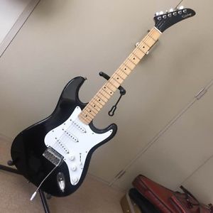 Very Rare! Epiphone Stratocaster Guitar Black Maple Fingerboard