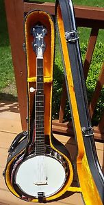 1981 Alvarez Custom Made 4285 Bluegrass Special 5 String Banjo Case Made N Japan