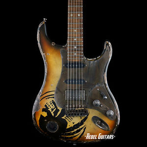 Scala Guitars Diamonds & Rust "Tobacco Indian" Backbone w/ Arcane Strat Pickups