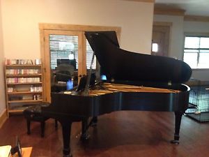 Steinway & Sons B Ebony Satin Full Grand Piano, Mfd. 1992, 6'-11"