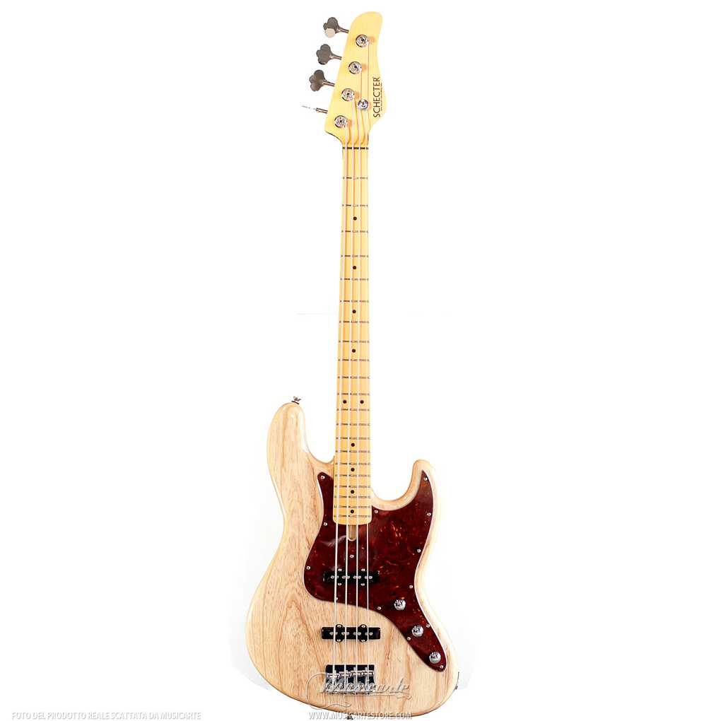 Schecter Traditional J Bass Natural Custom Shop