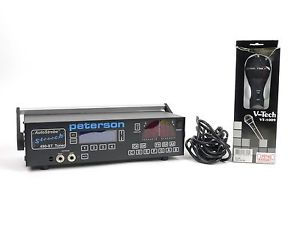 Peterson AutoStrobe 490-ST Strobe Tuner With Case Stretch Tuner Electronic Tuner