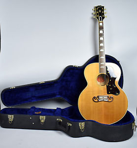 2002 Gibson SJ 200 Natural Flame Blonde Acoustic Electric Guitar w/OHSC