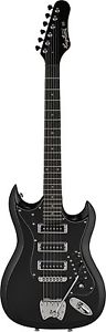 Hagstrom Retroscape H-III - Black Gloss