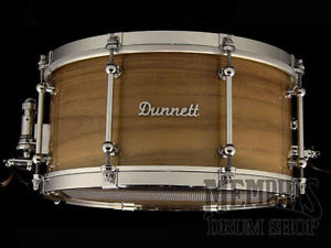 Dunnett Classic 14 x 7 MonoPly X Class Albino Teak Snare Drum