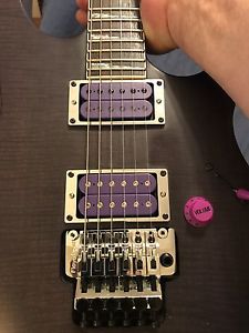 Ibanez custom modded out electric guitar