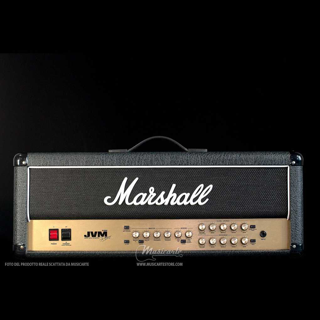 Marshall JVM210H Head Testata Valvolare per Chitarra 100w