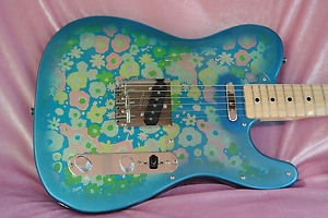 TIME CAPSULE!!! FENDER '68 REISSUE BLUE FLORAL TELECASTER TELE!!! LOT #V80