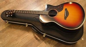 YAMAHA AC3R  SUNBURST ELECTRO ACOUSTIC WITH CASE