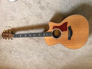Taylor 814ce Grand Auditorium Acoustic Guitar. with free Tuner & Sure Sm 57 mic!