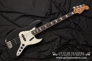 Fender 1972 Jazz Bass "Black Finish" Electric Bass Guitar Free shipping