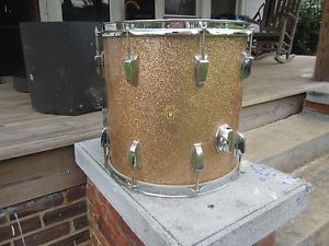 Ludwig 14 x 14 floor tom downbeat champagne sparkel