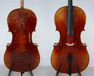 Beautifully Hand Made Cello!Strad 1712 "Davidov"Cello Model!Deep Tone