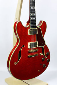 1997 Ibanez AS-200 Artstar Electric Guitar Red Fujigen Japan Free Shipping w/OHC