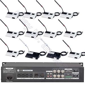Pro Video-Tracking Type Wired Conference Meeting Microphone System 25 Table Mic