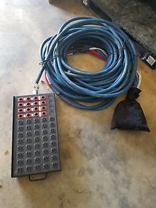 Whirlwind 40 Channel Audio Snake Great Condition 150 Ft Long 16 Sends !!