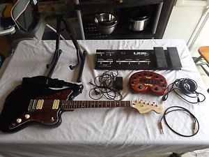 Fender Master Offset Contour Body,Neewwer Stand,Line 6 Pod & Floor Board ,