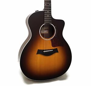 Taylor 214ce-SB DLX Deluxe Grand Auditorium Acoustic-Electric Guitar - Sunburst